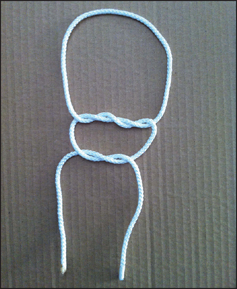 Figure 1: The Surgeon's knot, used as a reference